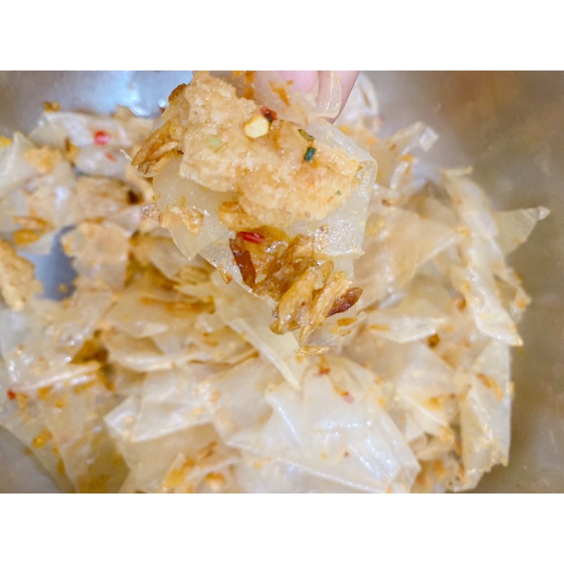 Bánh tráng phơi sương muối nhuyễn nhà làm + topping | BigBuy360 - bigbuy360.vn