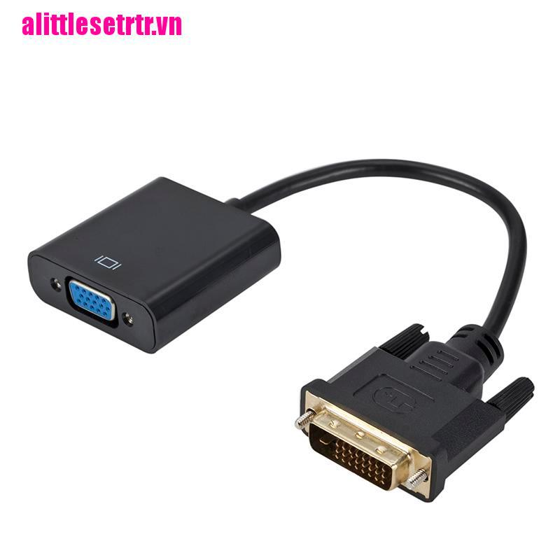 【mulinhe】1080p DVI-D 24+1 Pin Male to VGA 15Pin Female Active Cable Adapter Co