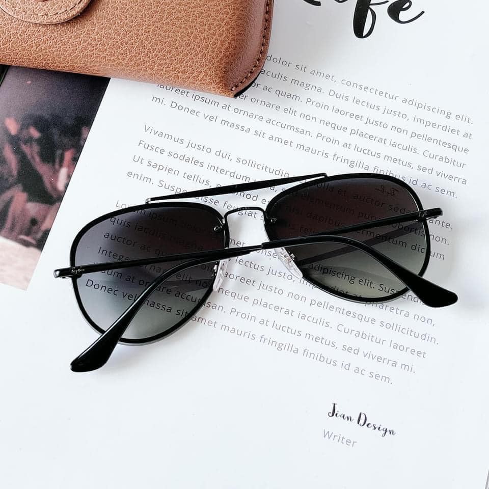 Kính mát Rayban RB3584N 153/11 Blazer Aviator Black Gradient ⚜️100% Authentic⚜️