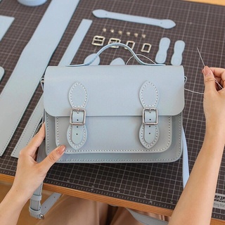 M5_túi xách vuông da pu tự may handmade