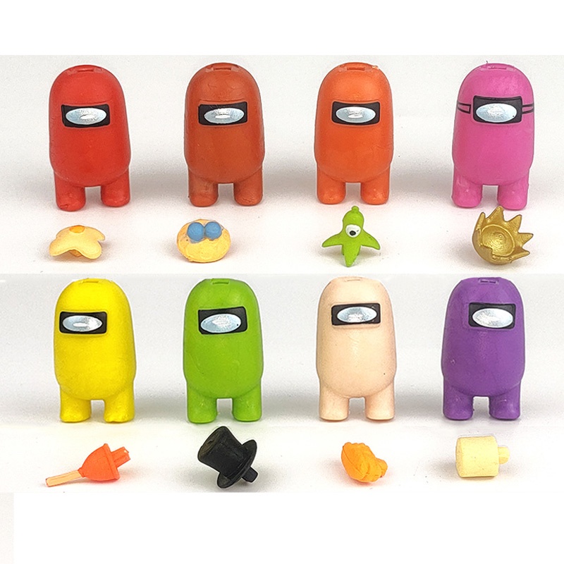 Set 12 Mô Hình Nhân Vật Hoạt Hình Trong Among Us