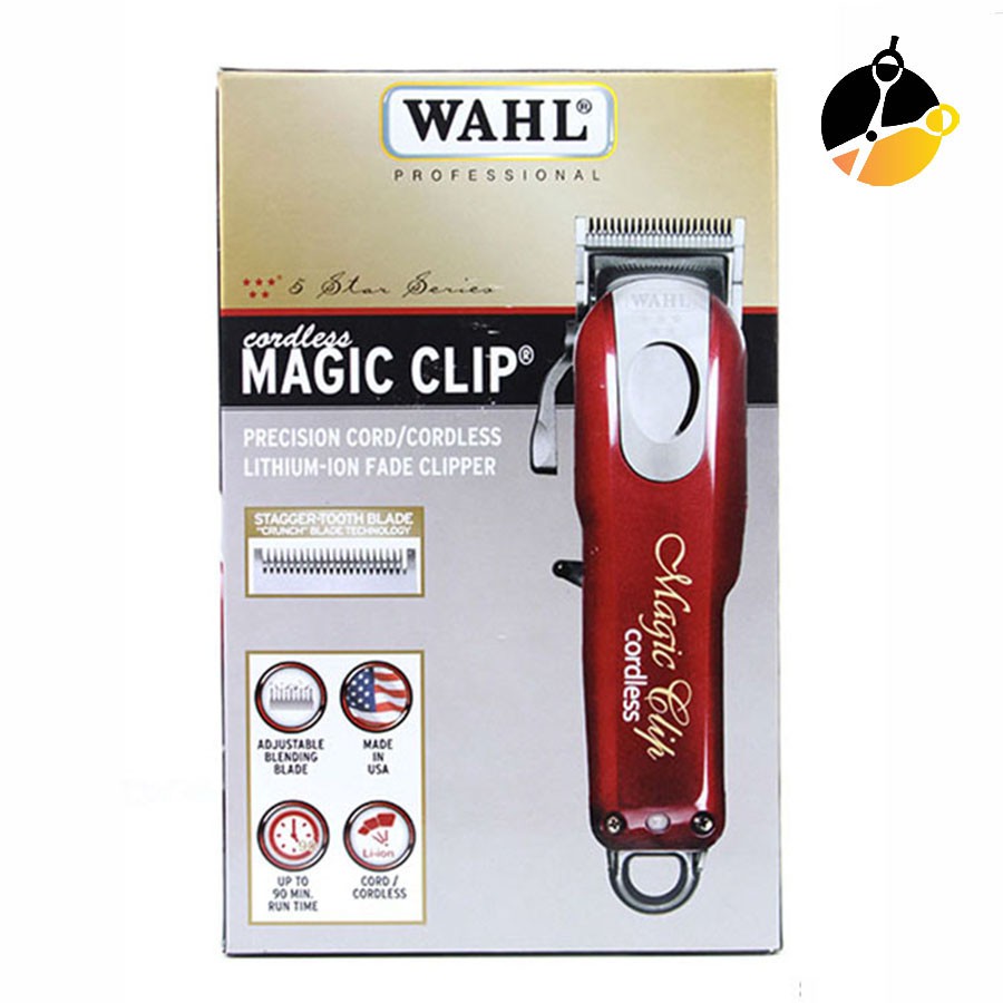 Tông đơ Wahl Magic Clip Cordlless Cữ Thép W9112