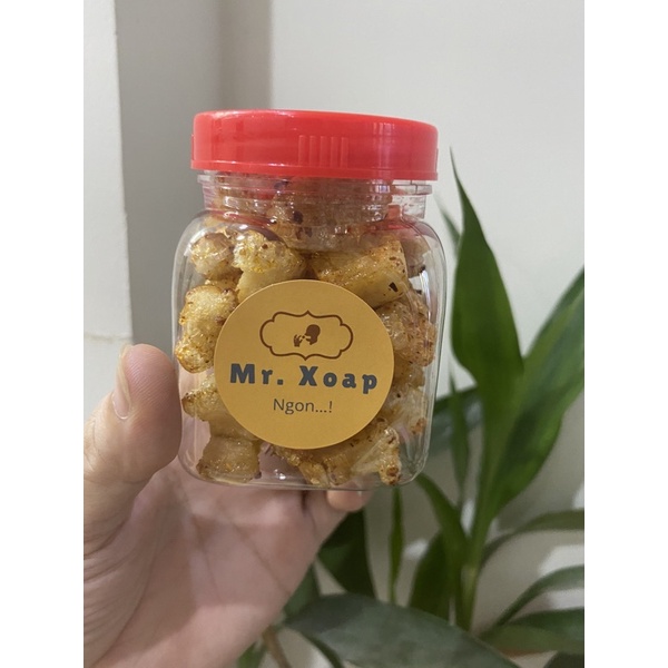 Bánh tráng phơi sương muối tôm hành phi, muối tôm hành bò, muối tôm hành gà. Mr Xoạp!