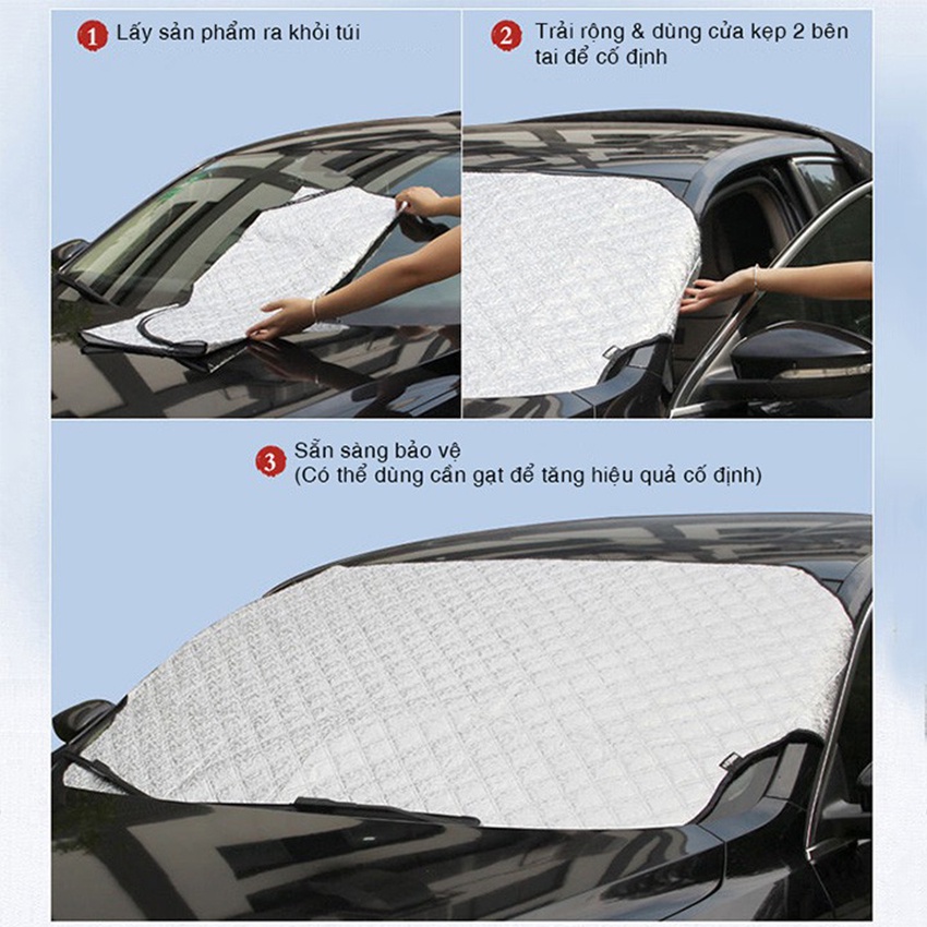Tấm Chắn Nắng Kính Lái Ô Tô - Tấm Che Nắng Kính Lái, Chống Nóng Ô Tô Loại Dày 4 Lớp | BigBuy360 - bigbuy360.vn
