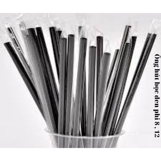 Ống hút bọc màng phi 8 , 12 1 gói ~ 110 ống , mua 6 tặng 1