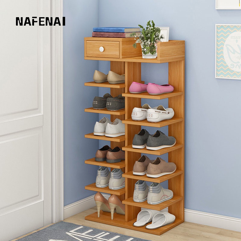 Kệ NAFENAI để giày nhiều tầng đa năng tiết kiệm không gian