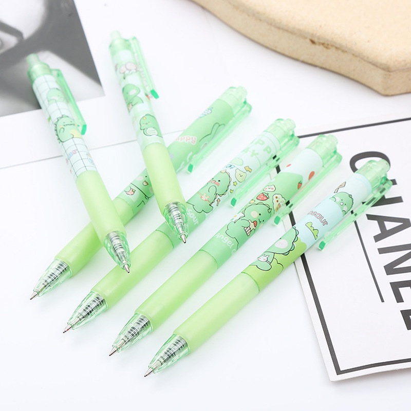 Bút Bi Mực Gel Ngòi 0.5mm Vỏ Nhựa Thiết Kế Độc Đáo Cho Học Sinh