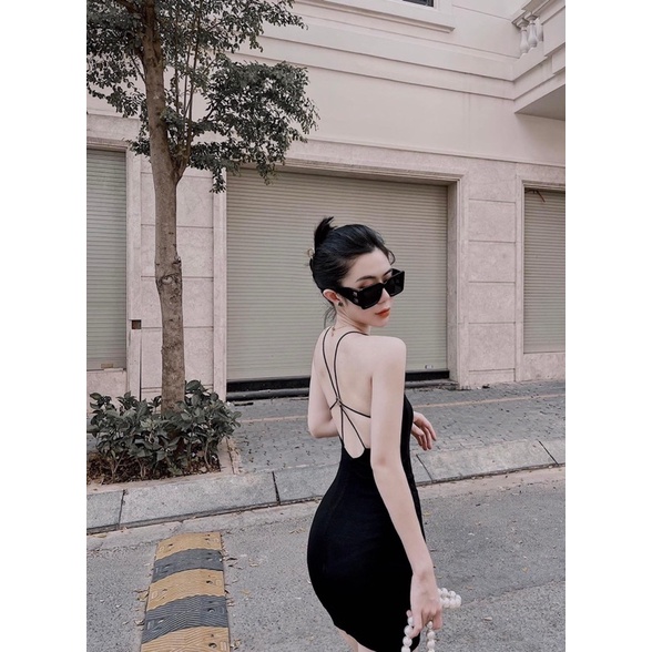 Đầm Body Hở Lưng Sexy Có Sẵn Mút Ngực MD270269