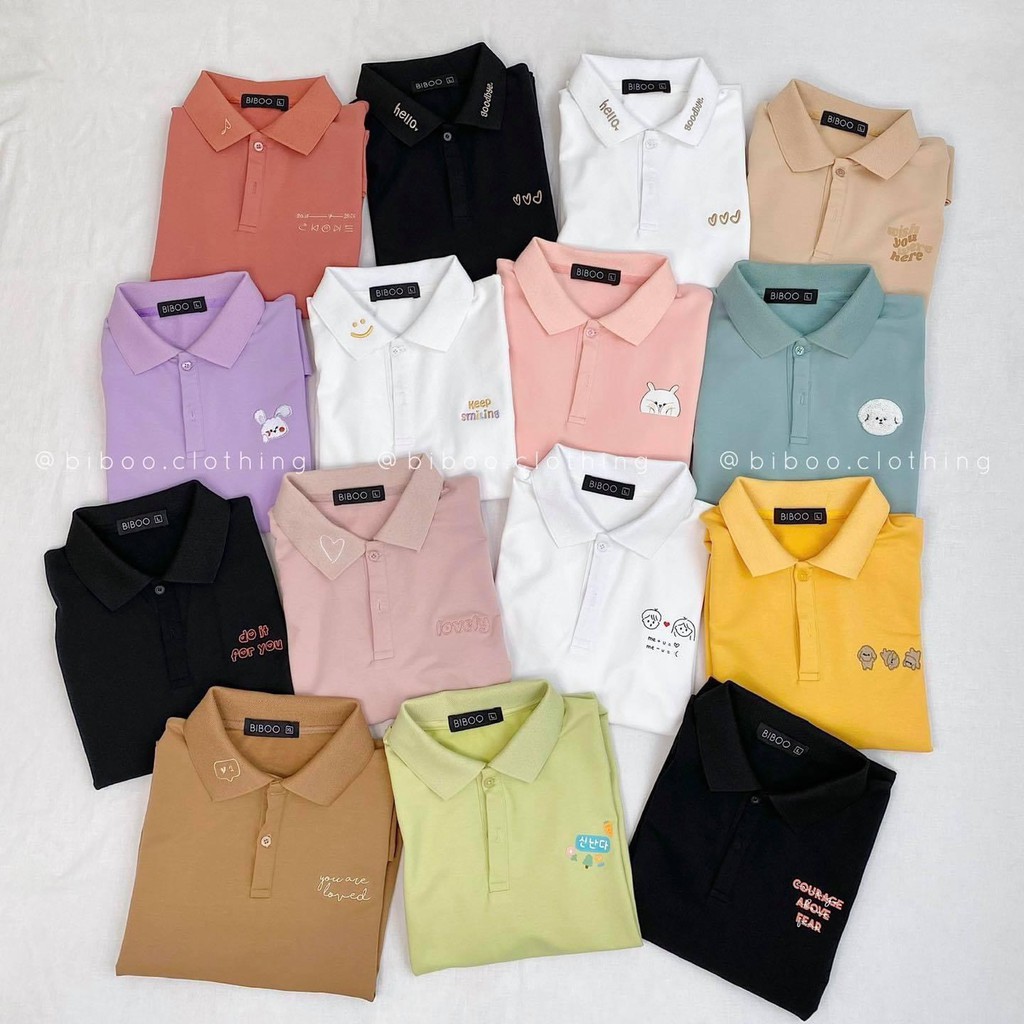 ] Áo POLO THÊU SIÊU DỄ THƯƠNG ( CÓ ẢNH THẬT ) --- [ Xưởng Sỉ Supo ]