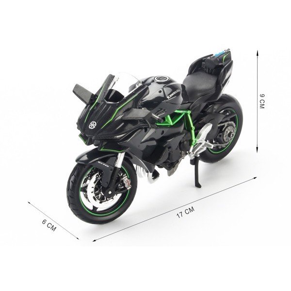 Mô hình mô tô Kawasaki H2R, ZX-10R, ZX-14R 1:12