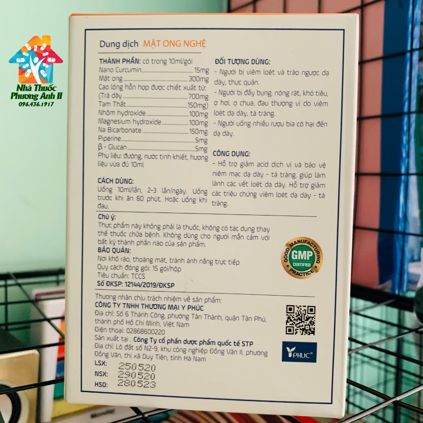 Mật ong nghệ  Y Phúc