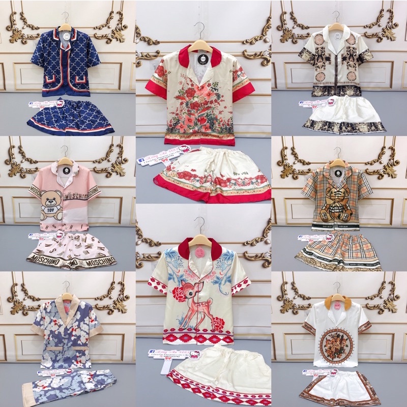 (MẪU ĐÙI HOT) Bộ Lụa Latin Quần Đùi Thiết Kế Cao CấpBộ Pyjama Mặc Nhà Cộc Đùi Siêu Mát Mịn Sang Chảnh( Ảnh Video thật)