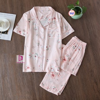 Pijama Lanh Lụa mềm mát Y07