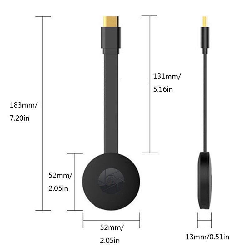 Thiết Bị Truyền Phát Video Hdmi Kỹ Thuật Số Mirascreen Chromecast 2