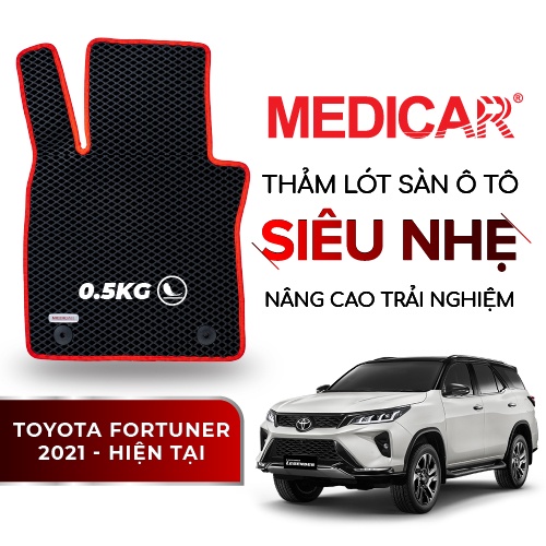MEDICAR - Thảm Lót Sàn ô tô Toyota Fortuner (2021 - Hiện tại)