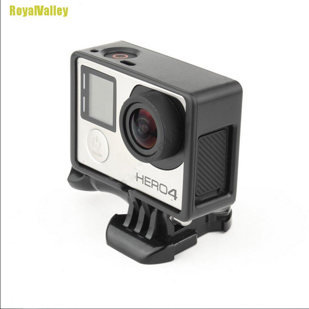 Khung Bảo Vệ Màu Đen Tiêu Chuẩn Hoàng Gia Cho Gopro Hero 3 Hero 3 + Hero 4