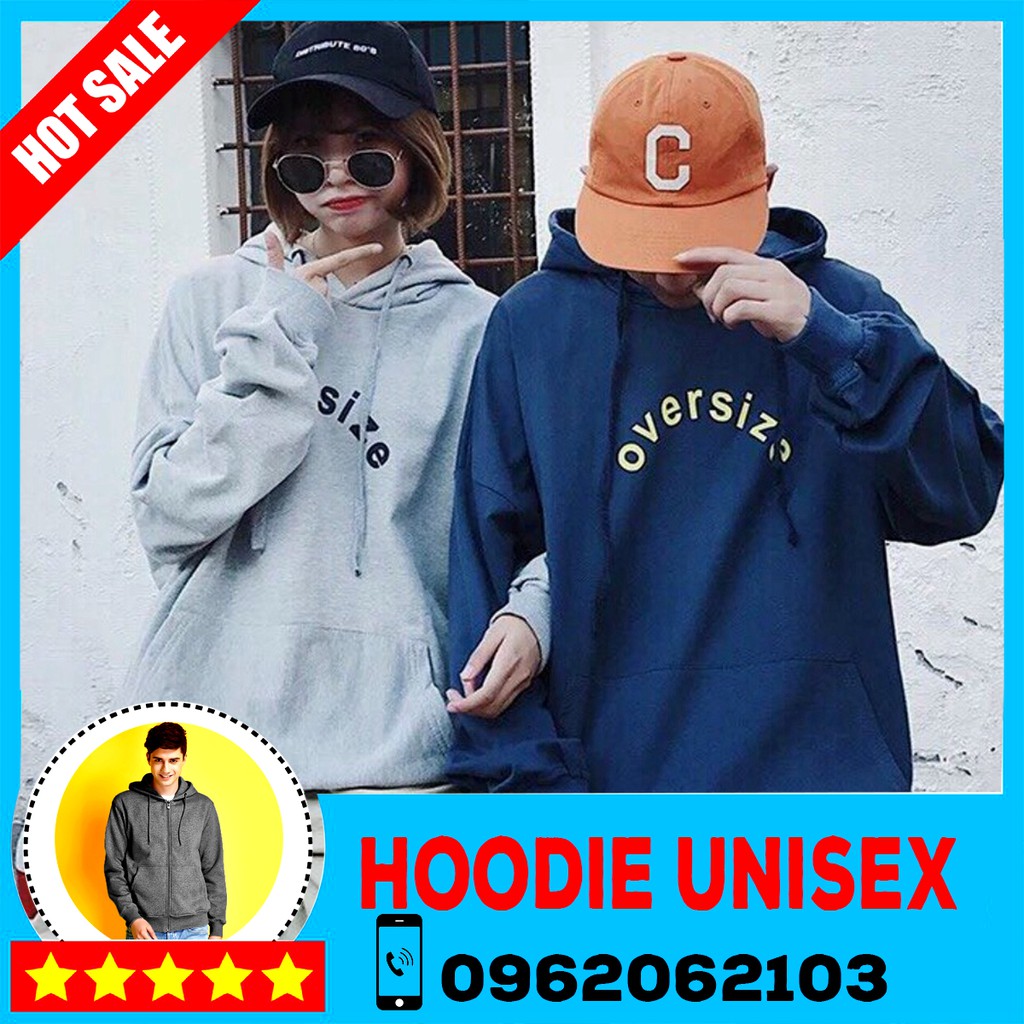 (HOOIDE) ÁO HOODIE NỈ NGOẠI HD170 (Oversize)