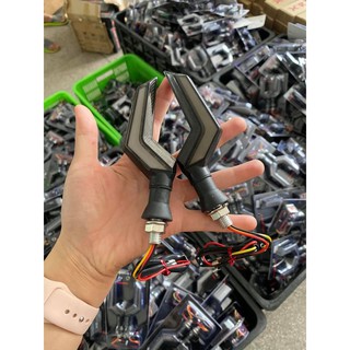 Đèn xi nhan led chạy hiệu ứng audi