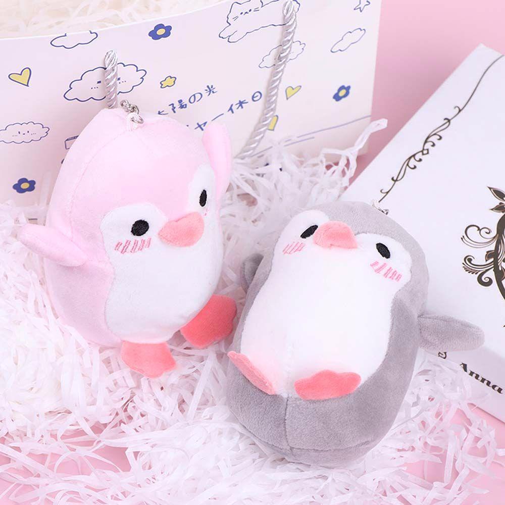 Móc Khóa Hình Chim Cánh Cụt Nhồi Bông Hoạt Hình Đáng Yêu