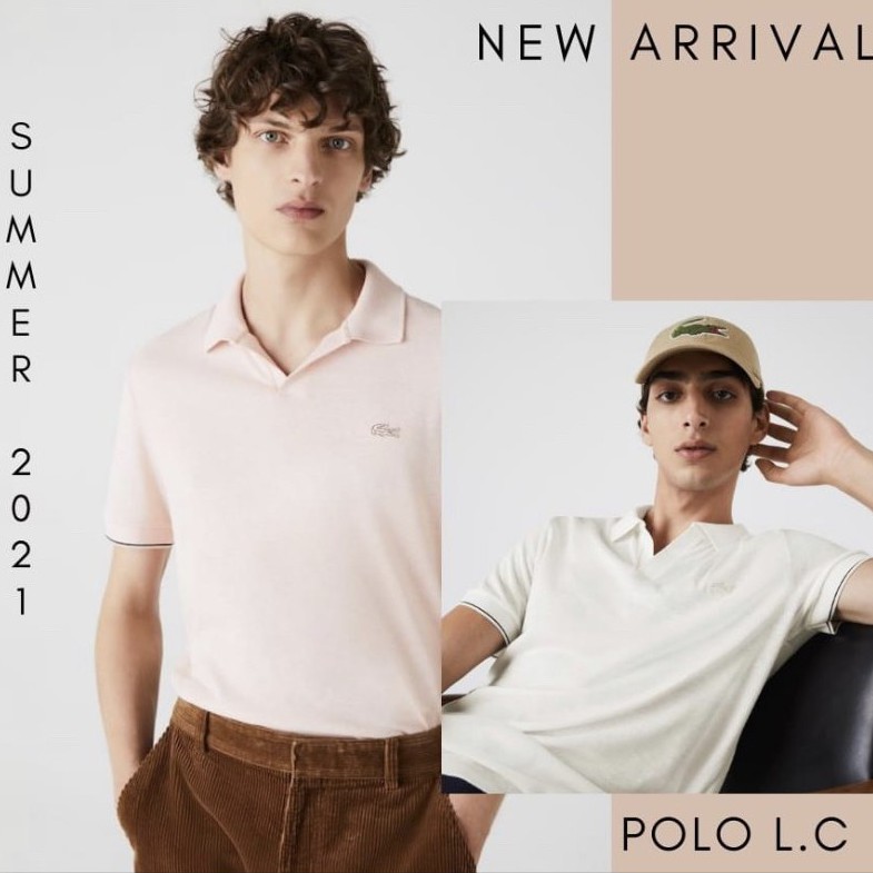 ÁO POLO LACOSTE TRƠN KHÔNG NÚT VIỀN TAY hàng xuất khẩu vnxk cực xịn - trơn không viền cổ vải cao cấp 3 màu