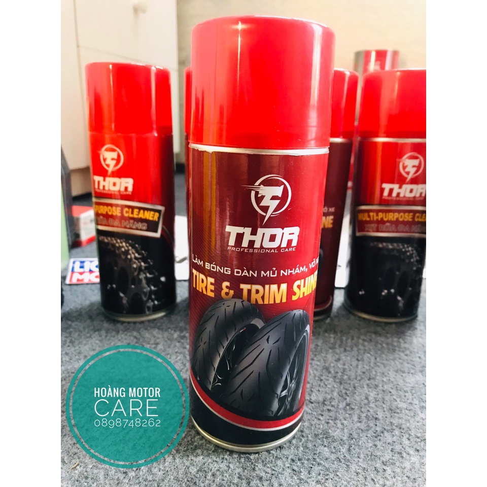 Dung dịch dưỡng và bảo vệ nhựa nhám, lốp xe THOR