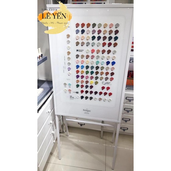 Set sơn gel 116 màu SONGNI Hàn Quốc chất sánh mịn, lên màu chuẩn tặng bảng màu lớn + khung + bảng màu gập,  base-top