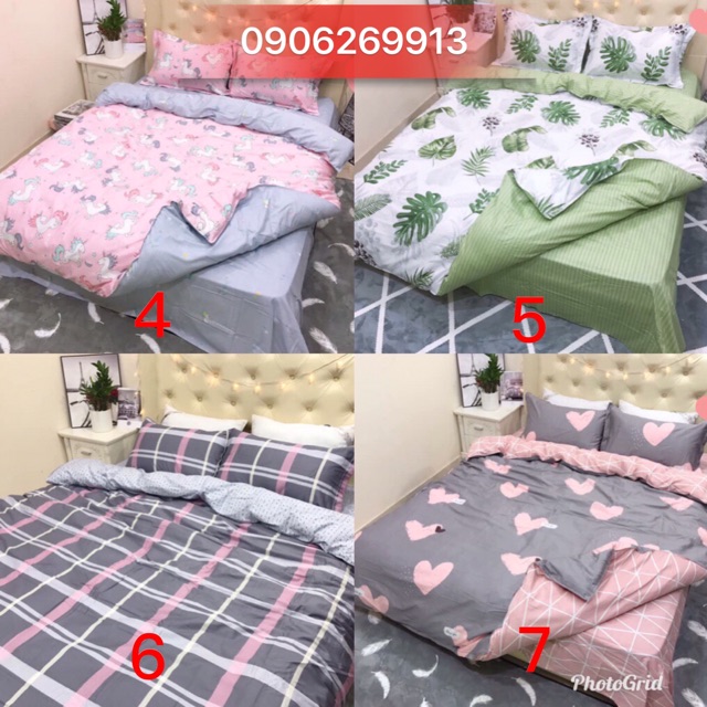 Bộ ga gối Demi 100% cotton