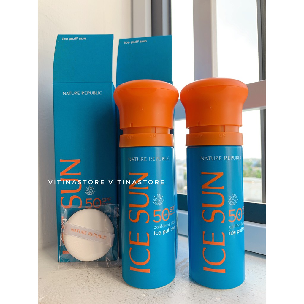 Kem chống nắng ICE SUN ❤FREESHIP❤ Ice Sun Nature Republic SPF 50 PA+++ Hàn Quốc