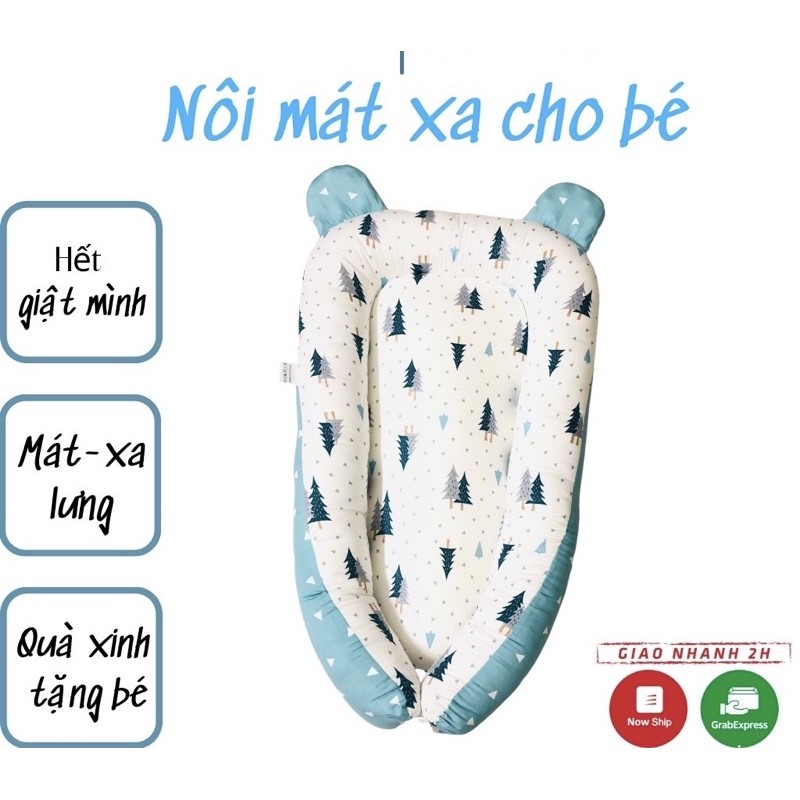 Nôi Đệm Ngủ Chung Giường Monmon Cho Bé