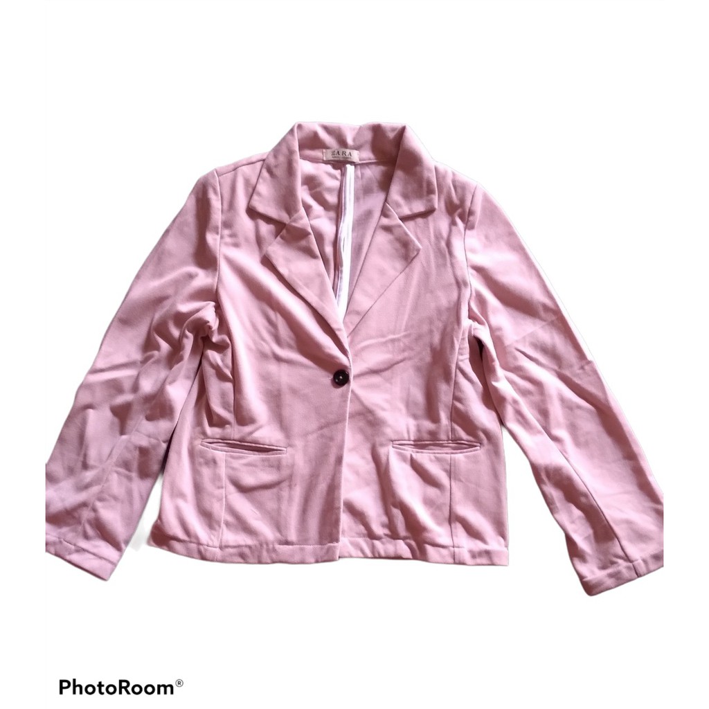 Áo khoác blazer dáng ngắn xuất dư