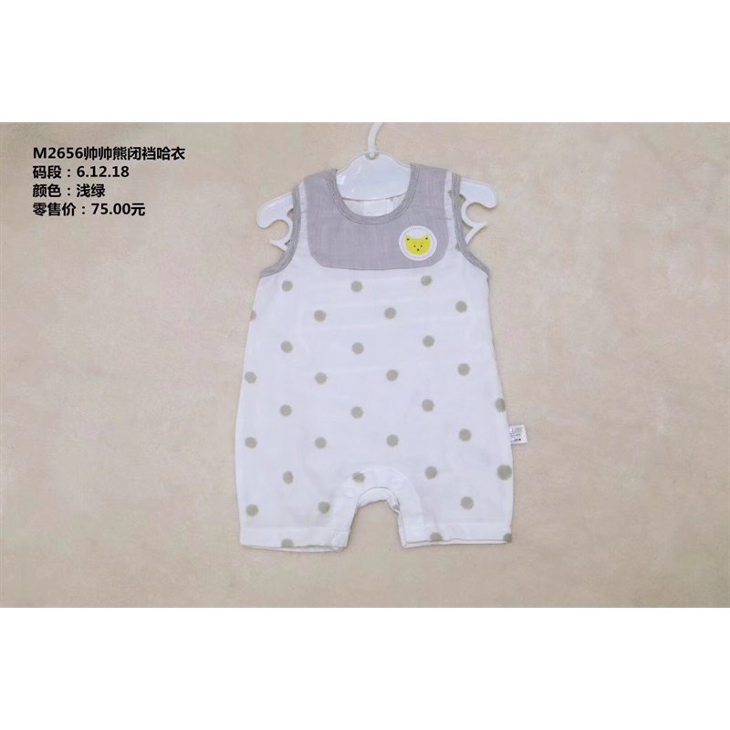 Thời trang trẻ em - Bodysuit thun ngắn cho bé chấm bi - Quần áo bé trai - Bộ bé trai - Quần áo bé gái - Bộ bé gái