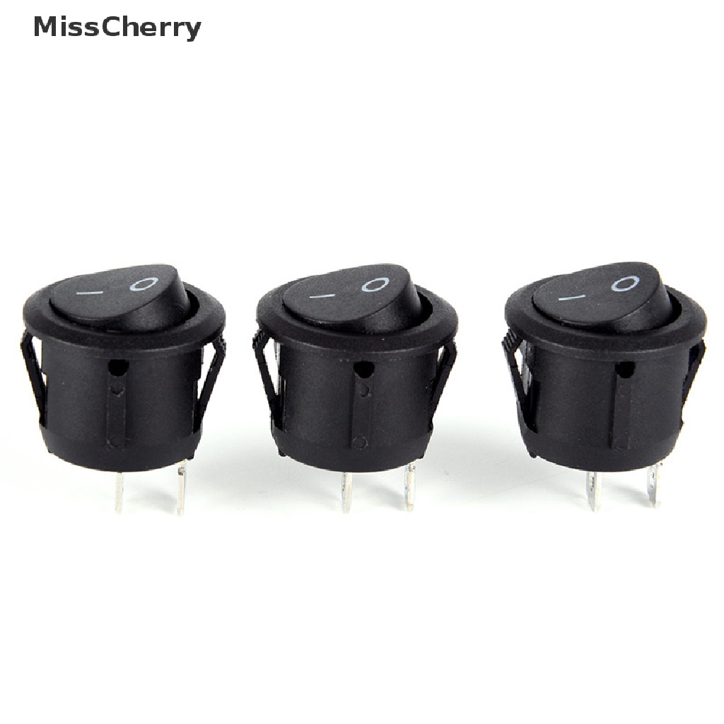 Công tắc đóng mở tự động 2-PIN ON-OFF SPST hình tròn + vỏ bọc chống thấm nước cho xe hơi