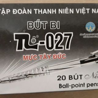Bút bi Thiên Lộc, (20 chiếc/hộp) màu đen.