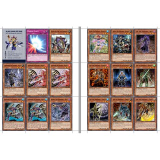 [BÀI IN YUGIOH] Bộ bài Six Samurai