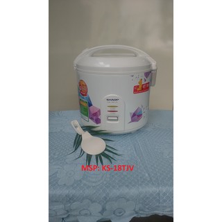 Nồi cơm điện sharp 1.8 lít ks-18tjv