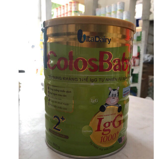  SỮA COLOSBABY IGG 1000 2+ 800G