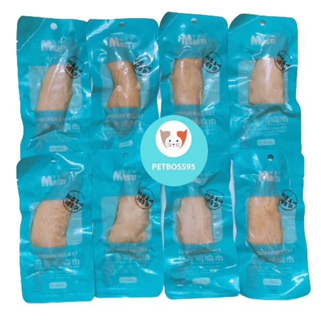 Ức gà hấp ăn liền Masti cho chó mèo 40g