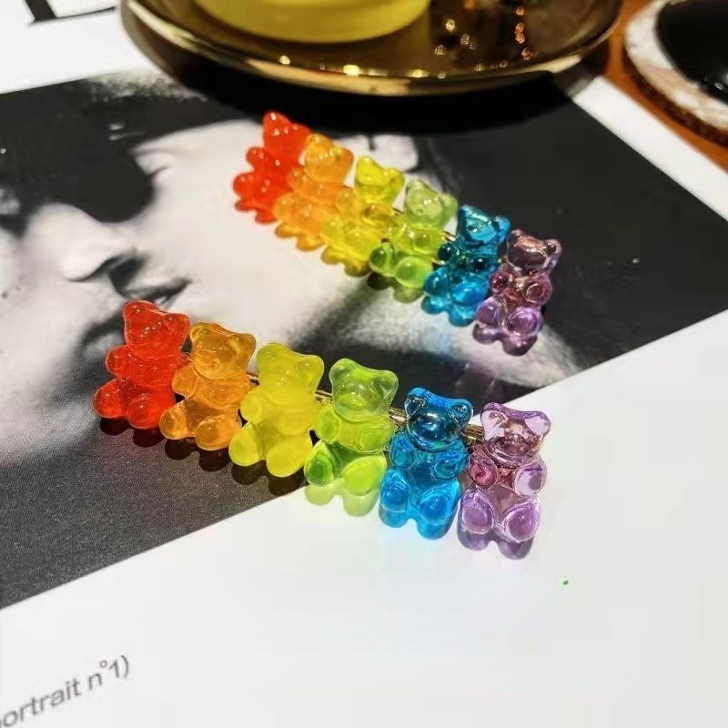 Kẹp Tóc Bản Lớn Màu Kẹo Ngọt Phong Cách Hàn Quốc Dễ Thương