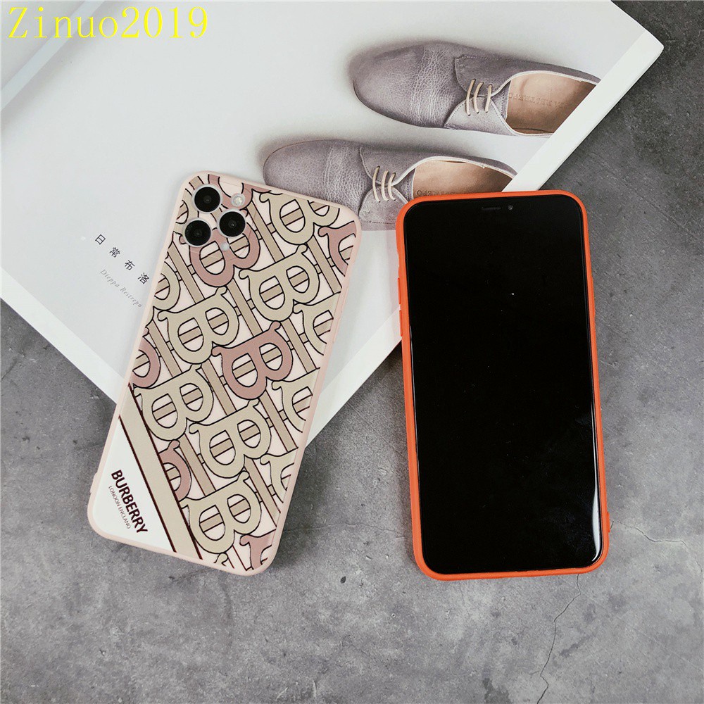 Ốp lưng IPhone cạnh vuông Burberry BVC 6/6plus/6s/6splus/7/7plus/8/8plus/x/xr/xs/11/12/13/14/pro/max/plus/promax BVC491
