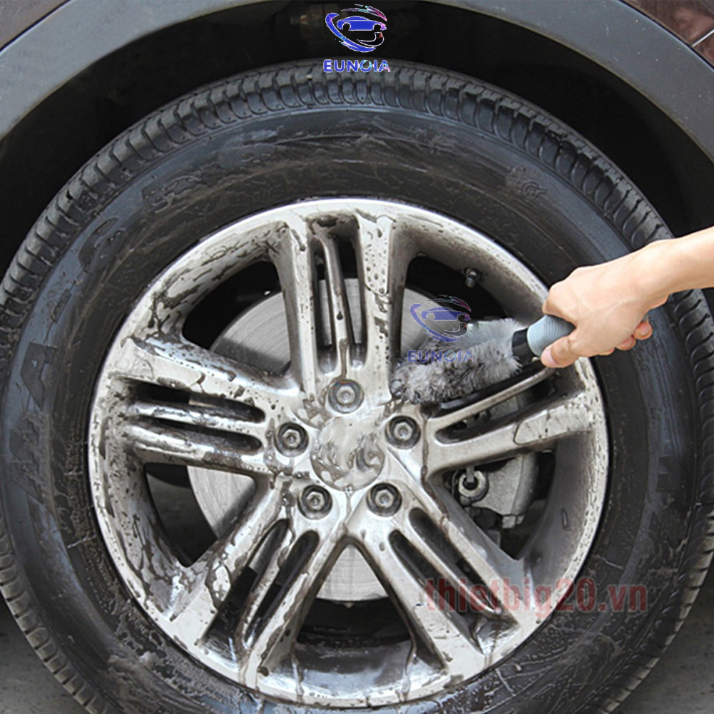Bộ Chổi Cọ Rửa Vành - Cọ Rửa Lốp Xe Ô Tô Chuyên Dụng - 2 Món