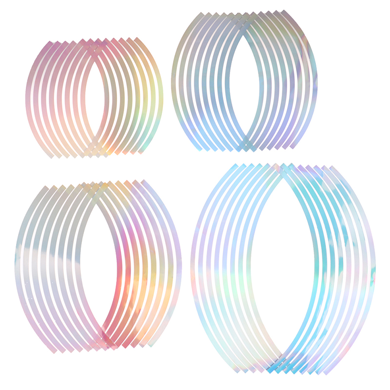 Hình dán phản quang vành bánh xe cho xe máy và ô tô 10/ 12/ 14/ 18 &quot;