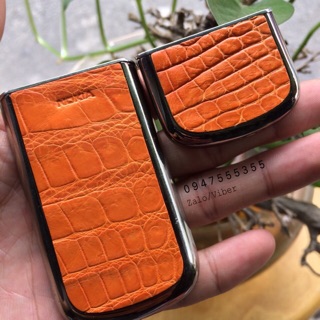 Miếng da dán 8800 da cá sấu nâu gold