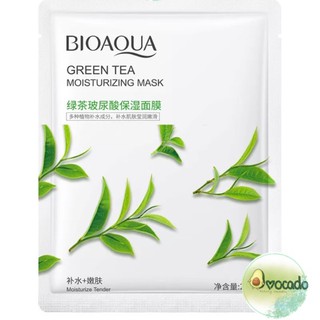 Mặt nạ bioaqua trà xanh kháng khuẩn giảm viêm xóa mụn mờ thâm