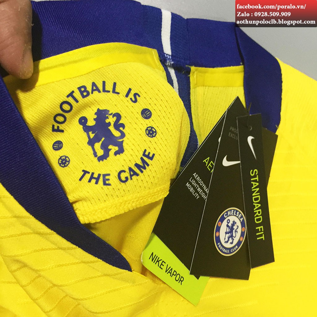 BỘ ÁO ĐẤU CHELSEA 2018-19  - Mã SP : AD_CHEL2019_YELLOW_PLAYER