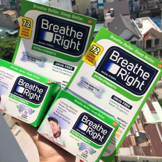 Miếng Dán Mũi BREATHE RIGHT