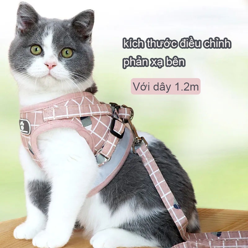 Đai Yếm Mềm Mại Thoáng Khí Có Thể Điều Chỉnh Cho Thú Cưng