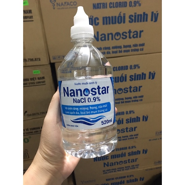 Nước muối sinh lý Nanostar 0,9%