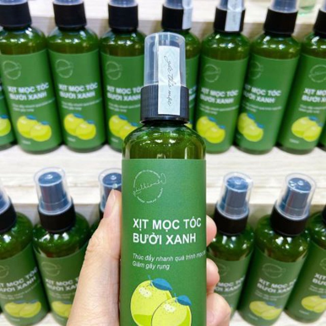 Chai Xịt Tinh Dầu Bưởi Xanh Kích Thích Mọc Tóc