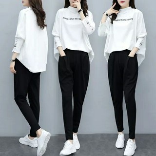 Quần bom nữ lửng cạp chun màu đen chất vải umi bo gấu - Quần cá tính thể thao hiphop nữ mặc đi học - học sinh - công sở