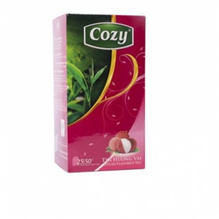 Thanh Hoá - Trà Cozy hương vải hộp 50g - 2g x 25 túi